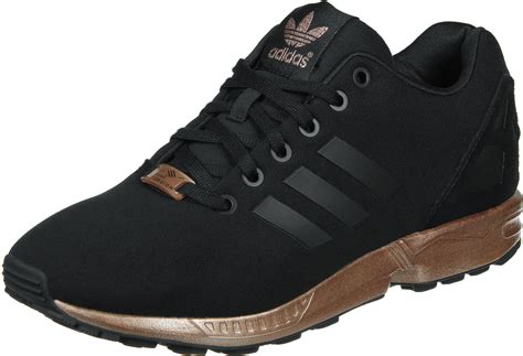 adidas zx flux w schuhe farbe schwarz broze|Schwarze adidas ZX Flux .